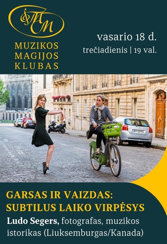 Buy tickets Garsas ir vaizdas: subtilus laiko virpesys Vilnius, Muzikos magijos klubas February 18