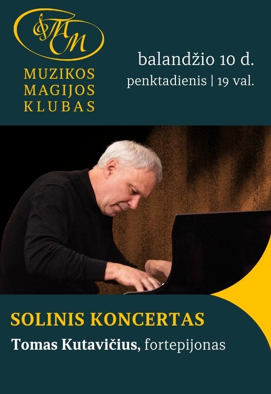 Купить билеты Tomo Kutavičiaus solinis koncertas Vilnius, Muzikos magijos klubas Апрель 10