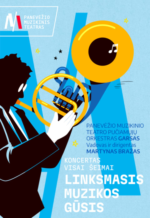 Pirkti bilietus PMT | Koncertas šeimai LINKSMASIS MUZIKOS GŪSIS Panevėžys, Panevėžio muzikinis teatras Vasaris 08