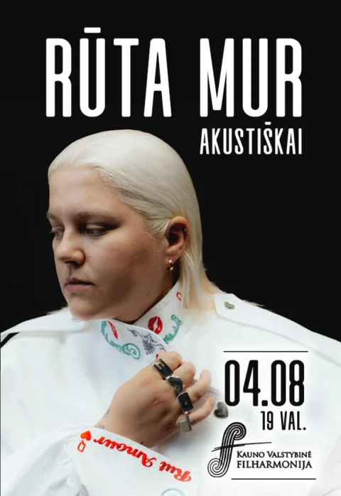 Pirkt biļetes Rūta MUR | AKUSTIŠKAI Kaunas, Kauno valstybinė filharmonija Aprīlis 08