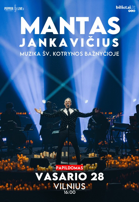 Pirkti bilietus Mantas Jankavičius | Muzika Šv. Kotrynos bažnyčioje | Papildomas Vilnius, Šv. Kotrynos bažnyčia Vasaris 28