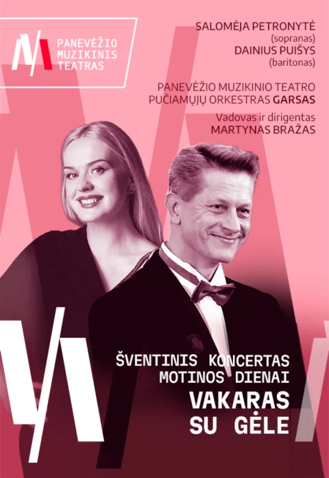 Купить билеты PMT | Koncertas VAKARAS SU GĖLE Panevėžys, Panevėžio muzikinis teatras Май 03