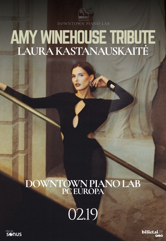Купить билеты Laura Kastanauskaitė | Amy Winehouse Tribute Vilnius, Downtown Piano Lab, PC Europa Февраль 19