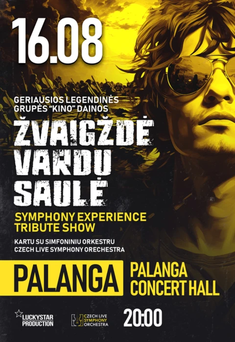 Pirkti bilietus Žvaigždė, vardu Saulė | KINO Symphony Tribute Palanga, Palangos koncertų salė Rugpjūtis 16