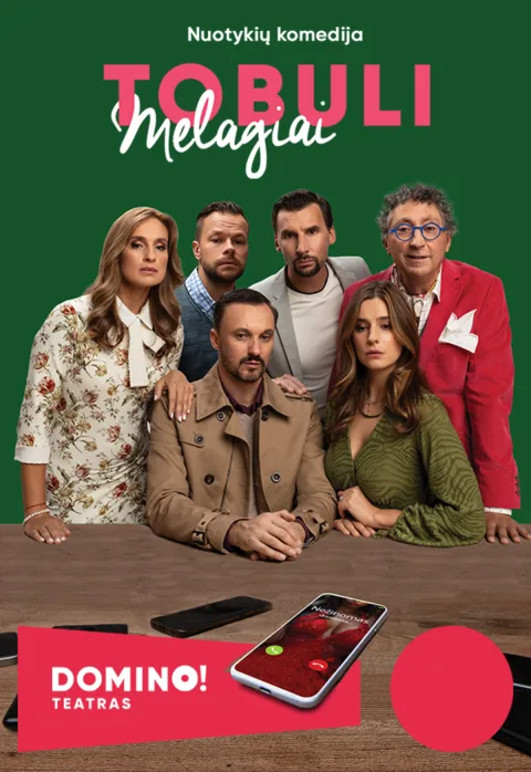 Pirkti bilietus DOMINO teatras | komedija TOBULI MELAGIAI Alytus, Alytaus kultūros centras Апрель 10