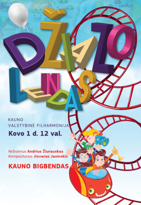 Buy tickets DŽIAZOLENDAS Kaunas, Kauno valstybinė filharmonija March 01