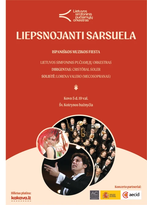 Pirkti bilietus LIEPSNOJANTI SARSUELA | LSPO Vilnius, Šv. Kotrynos bažnyčia Kovas 05