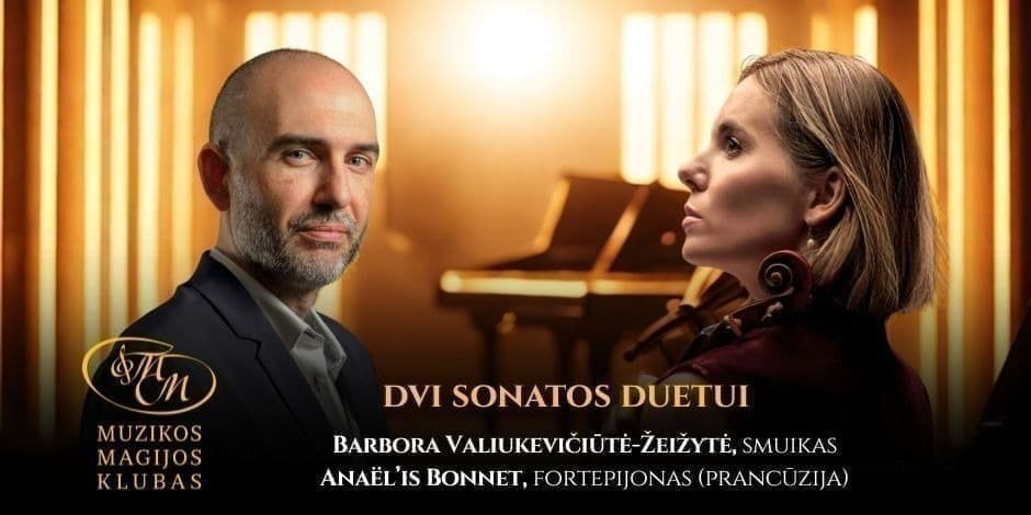 Купить билеты Dvi sonatos duetui | Barbora Valiukevičiūtė-Žeižytė ir Anaël’is Bonnet Vilnius, Muzikos magijos klubas Март 19