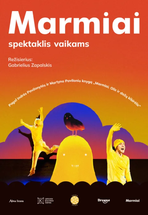 Купить билеты MARMIAI – muzikinis spektaklis vaikams „Olis ir dažų kibirėlis“ rež. G. Zapalskis Kaunas, Kauno miesto kamerinis teatras Март 29