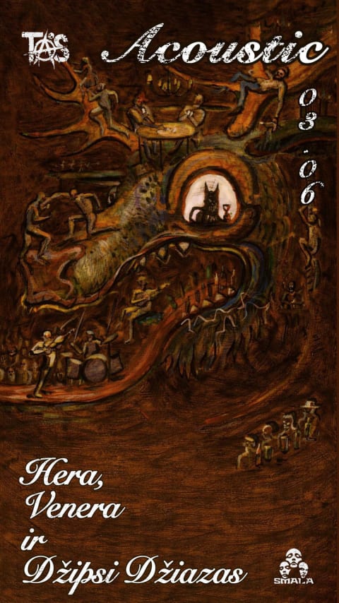 Pirkti bilietus TAS ACOUSTIC || Hera, Venera ir Džipsi Džiazas Vilnius, SMALA Kovas 06