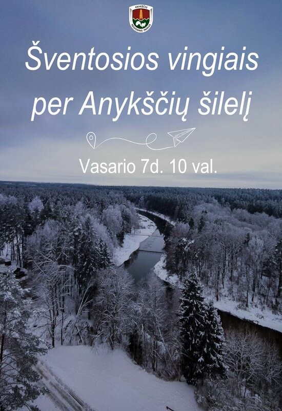 Pirkt biļetes Žiemos žygis ,,Šventosios vingiais per Anykščių šilelį