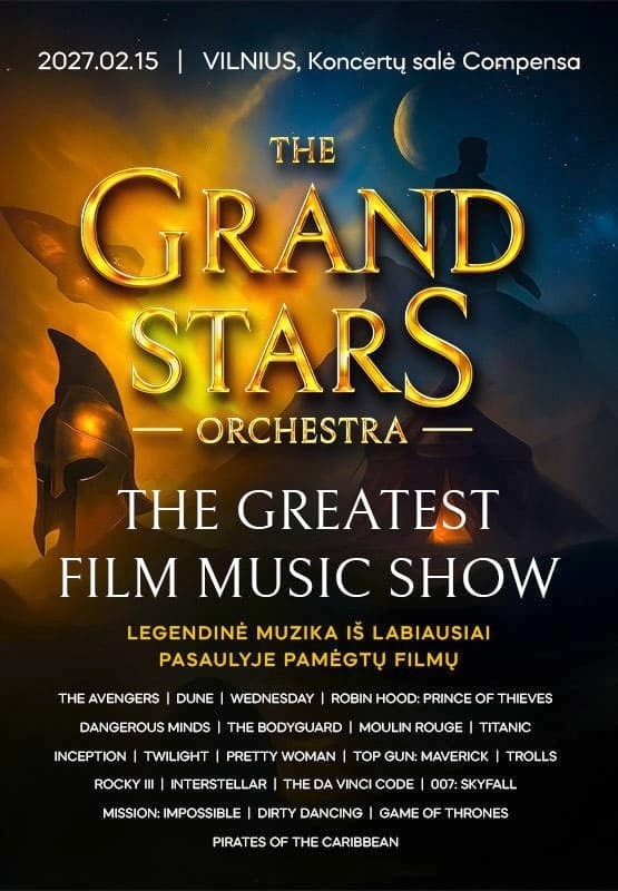 Купить билеты (Vilnius) THE GRAND STARS ORCHESTRA 