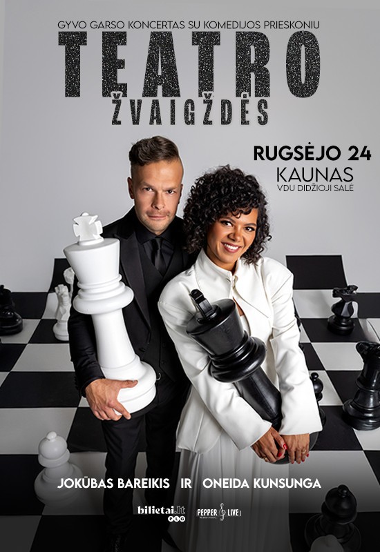 Купить билеты Teatro žvaigždės | Kaunas Kaunas, VDU didžioji salė Сентябрь 24