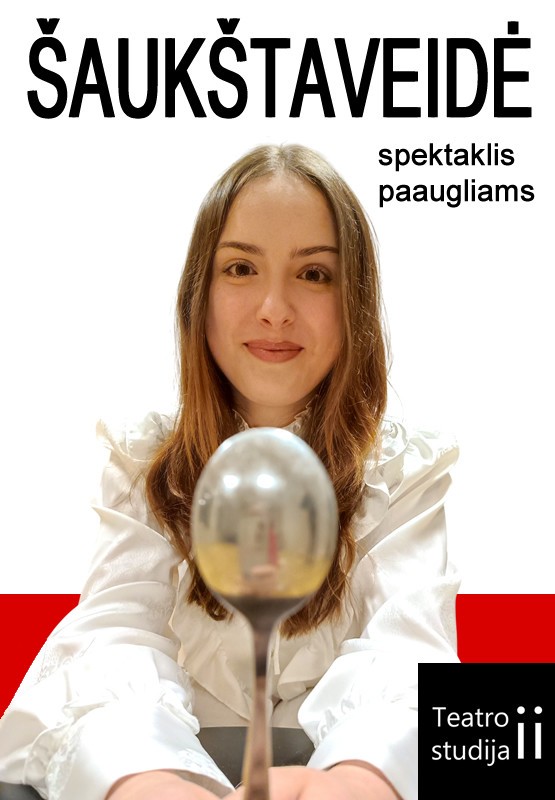 Купить билеты Šaukštaveidė. Spektaklis paaugliams ir jaunimui. Teatro studija II Vilnius, Meno erdvės VILEIŠIO18 Февраль 27