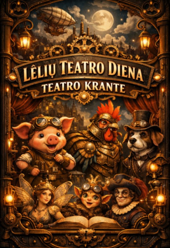 Pirkt biļetes Lėlių teatro diena Vilnius, Teatro krantas Marts 19