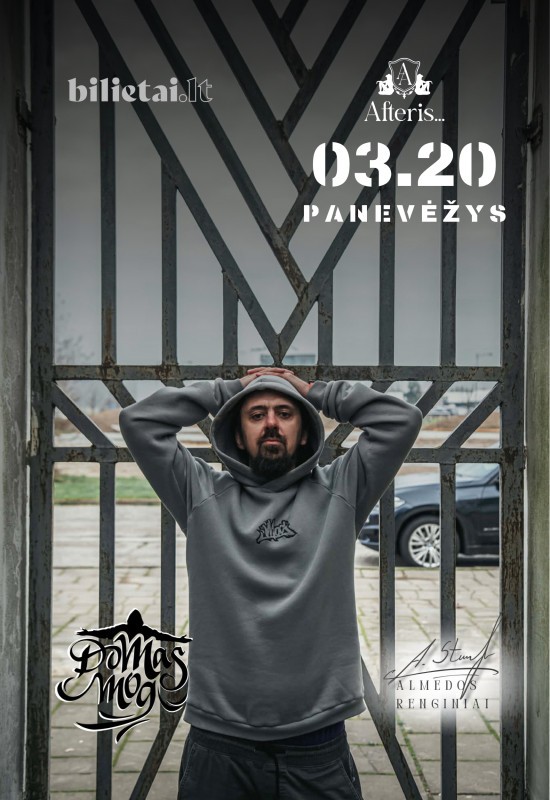 Pirkt biļetes Domas.MOG / Gyvo garso koncertas / 03-20 Panevėžys, Naktinis klubas ir renginių erdvė AFTERIS Marts 20