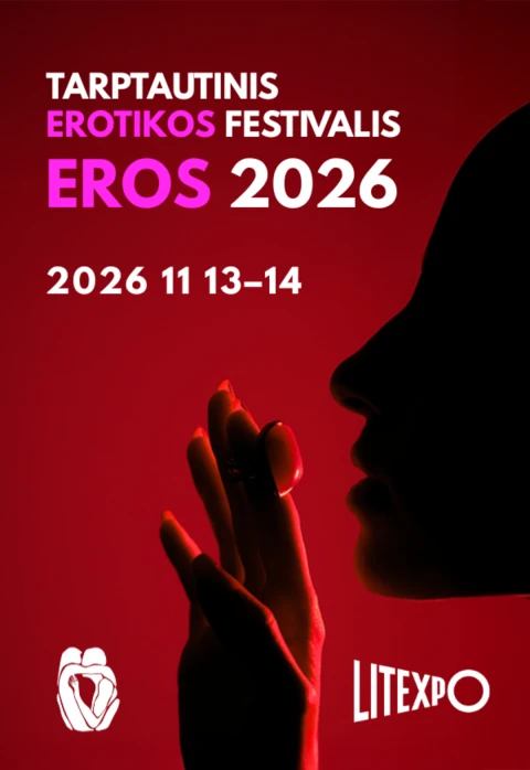 Pirkti bilietus EROS 2026 Vilnius, Lietuvos parodų ir kongresų centras LITEXPO Lapkritis 13-14