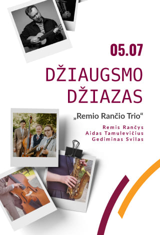 Купить билеты DŽIAUGSMO DŽIAZAS Šiauliai, Polifonijos koncertų salė Май 07
