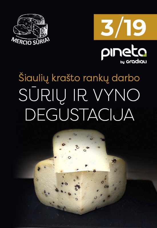 Buy tickets Mercio sūrių ir vyno degustacija | 