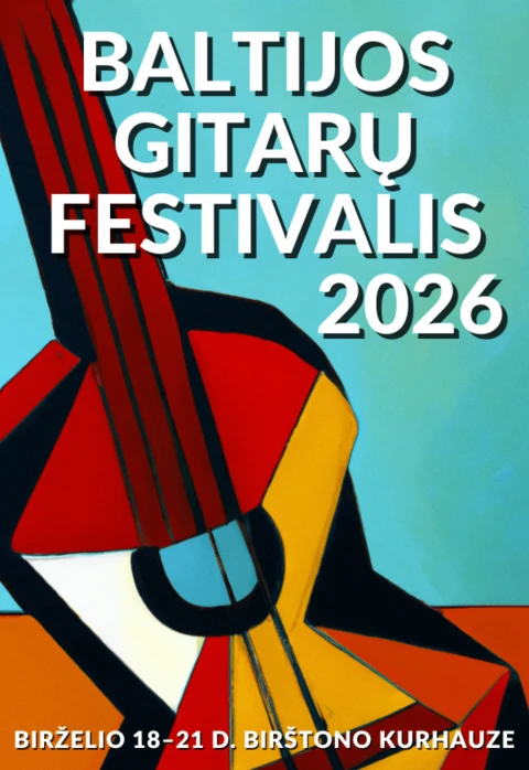 Pirkti bilietus Baltijos gitarų festivalis 2026. RAPHAËL FEUILLÂTRE (Prancūzija) Birštonas, Birštono kurhauzas Birželis 20