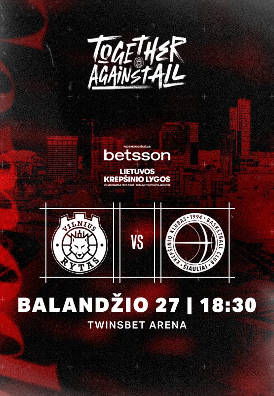 Buy tickets (PERKELTAS) LKL: Vilniaus 