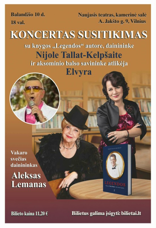 Pirkt biļetes Koncertas-susitikimas su knygos 