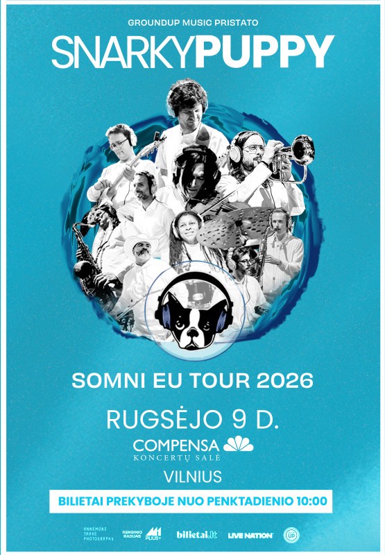 Buy tickets Snarky Puppy - Somni World Tour 2026 Vilnius, COMPENSA koncertų salė September 09