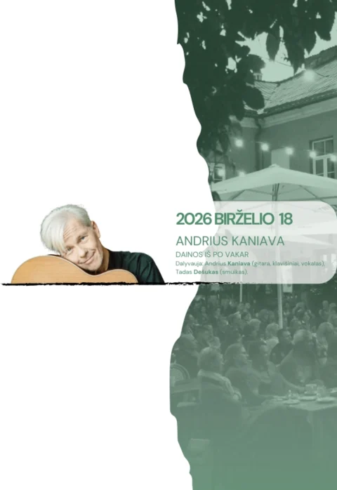 Купить билеты „Artistai” gyvai | Andrius Kaniava Vilnius, Artistai Июнь 18