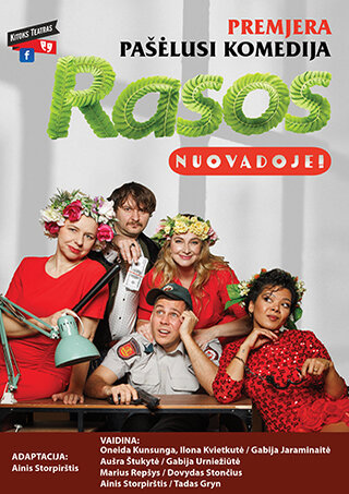 Buy tickets Pašėlusi komedija. Rasos nuovadoje Šilutė, Šilutės kultūros centras April 28