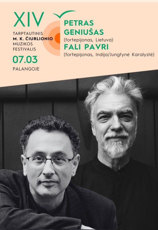 Pirkti bilietus FESTIVALIO ATIDARYMO KONCERTAS | PETRAS GENIUŠAS IR FALI PAVRI Palanga, Palangos Kurhauzo koncertų salė Liepa 03