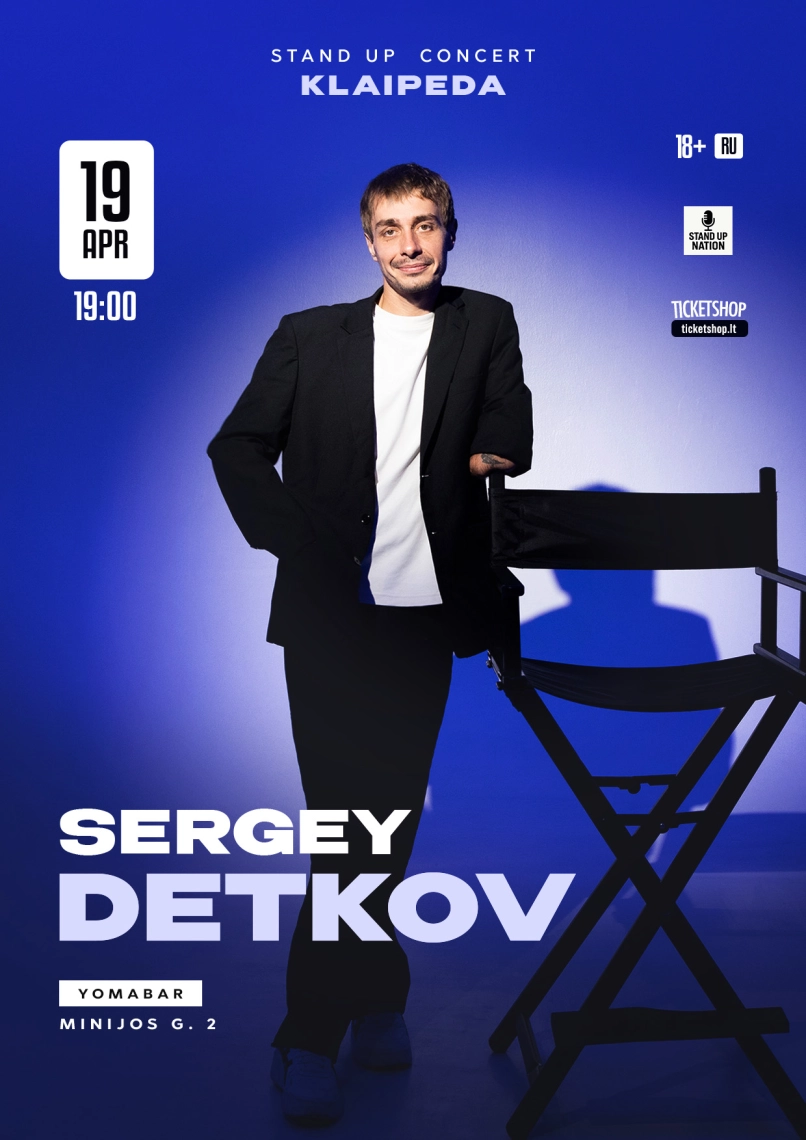 Pirkti bilietus Сергей Детков | KLAIPEDA Klaipėda, YomaBAR Balandis 19