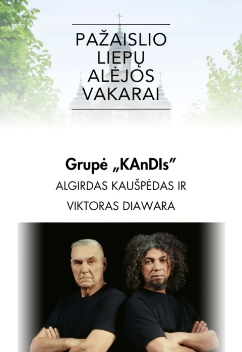 Pirkt biļetes Pažaislio liepų alėjos vakarai | grupė „KAnDIs”: A.Kaušpėdas ir V. Diawara Kaunas, Pažaislio vienuolynas Jūlijs 29