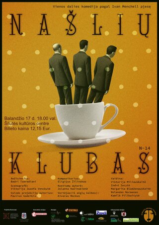 Купить билеты PREMJERA „Našlių klubas“ | rež. B.Tserediani Šilutė, Šilutės kultūros centras Апрель 17