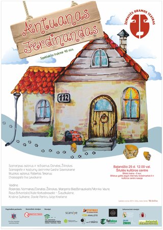 Pirkt biļetes Spektaklis vaikams „Antuanas Ferdinandas“ Šilutė, Šilutės kultūros centras Aprīlis 25