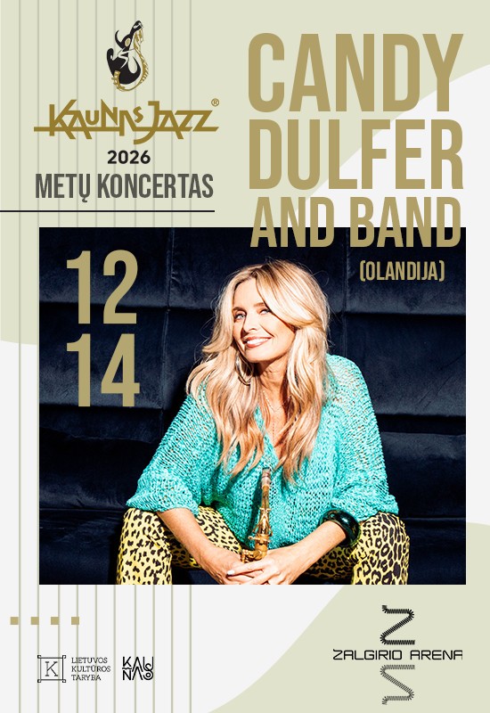 Pirkti bilietus CANDY DULFER AND BAND (Olandija) Kaunas, Kauno Žalgirio arena Gruodis 14