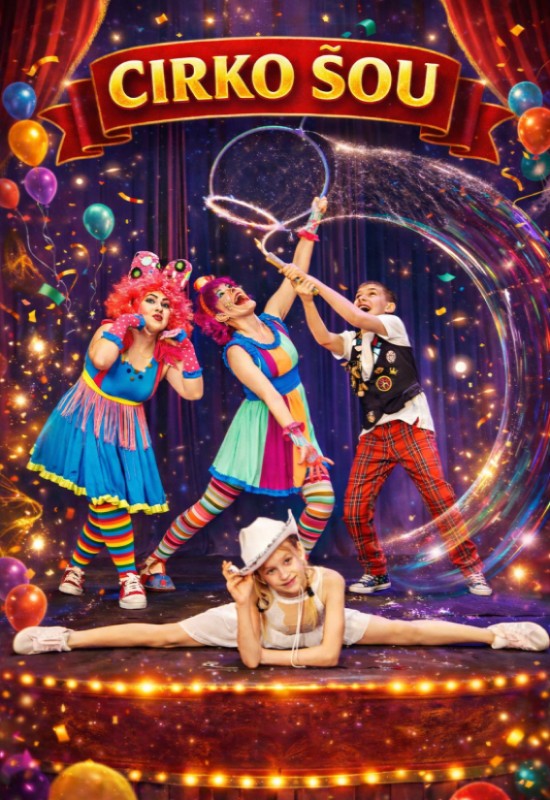 Pirkti bilietus Cirko šou visai šeimai Vilnius, Teatro krantas Kovas 14