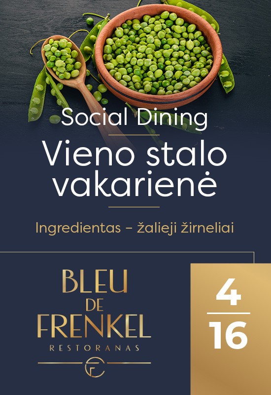 Pirkti bilietus Vieno stalo vakarienė | Žalieji žirneliai | 
