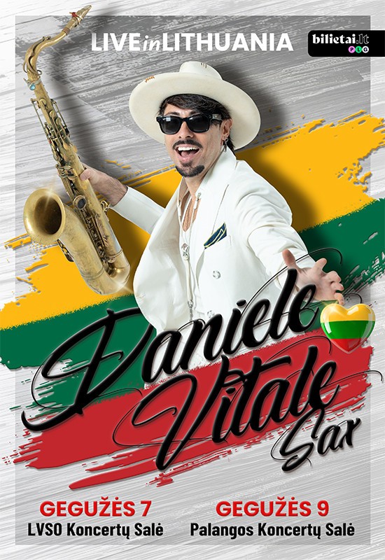 Pirkti bilietus Daniele Vitale Sax | Vilnius Vilnius, LVSO koncertų salė Gegužė 07