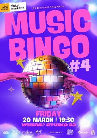 Купить билеты MUSIC BINGO Vilnius, Studio 23 Март 20
