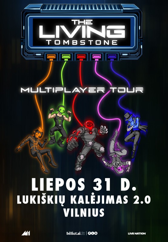 Buy tickets The Living Tombstone Vilnius, Lukiškių kalėjimas 2.0 July 31