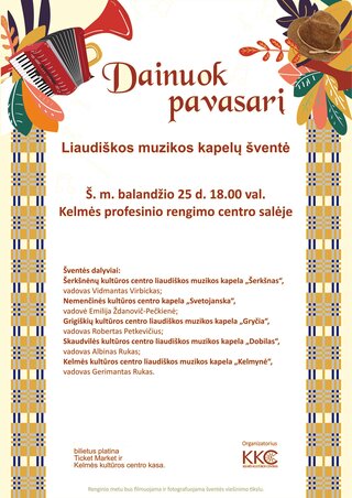 Buy tickets Liaudiškos muzikos kapelų šventė 
