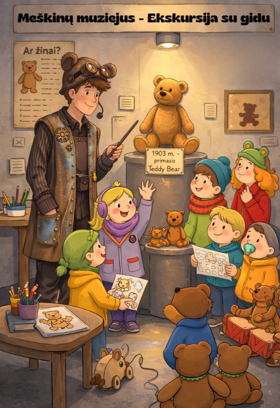 Buy tickets Išskirtinis Meškinų muziejus su gido programa! Vilnius, Raganiukės teatras March 22