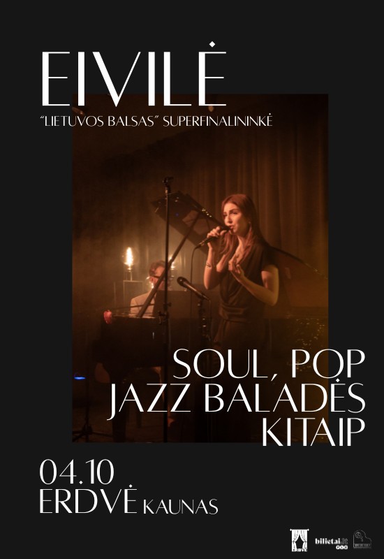 Buy tickets Eivilė ir Vytautas Straižys | Between pop and jazz Kaunas, Erdvė April 10