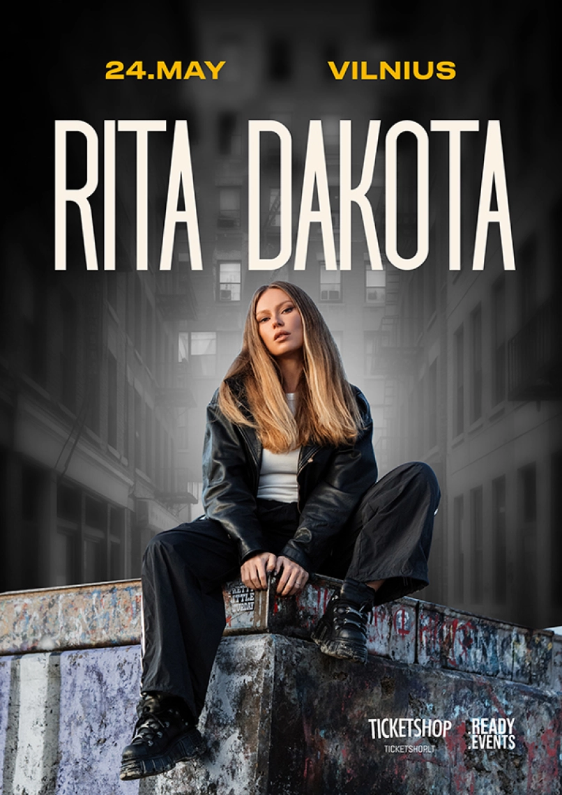 Pirkti bilietus RITA DAKOTA | VILNIUS Vilnius, STUDIO 23 Vilnius Gegužė 24