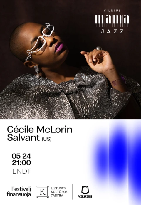 Pirkt biļetes VILNIUS MAMA JAZZ 2026 I Cécile McLorin Salvant (US) Vilnius, Lietuvos nacionalinis dramos teatras Maijs 24