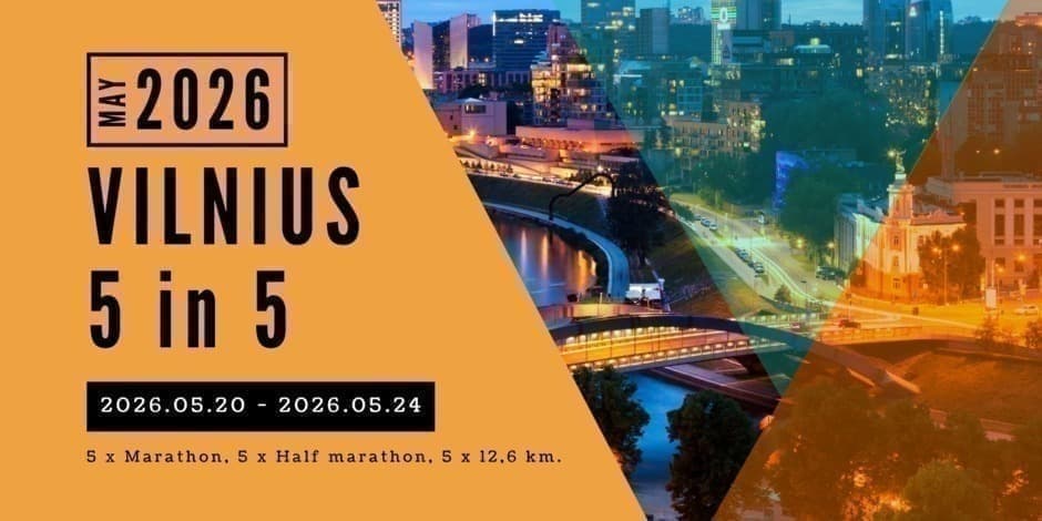 Купить билеты Vilnius 5 in 5 Vilnius, Vingio parkas Май 20