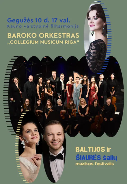 Pirkt biļetes BALTIJOS IR ŠIAURĖS ŠALIŲ MUZIKOS FESTIVALIS 2026 BAROKO OPEROS GALA Kaunas, Kauno valstybinė filharmonija Maijs 10