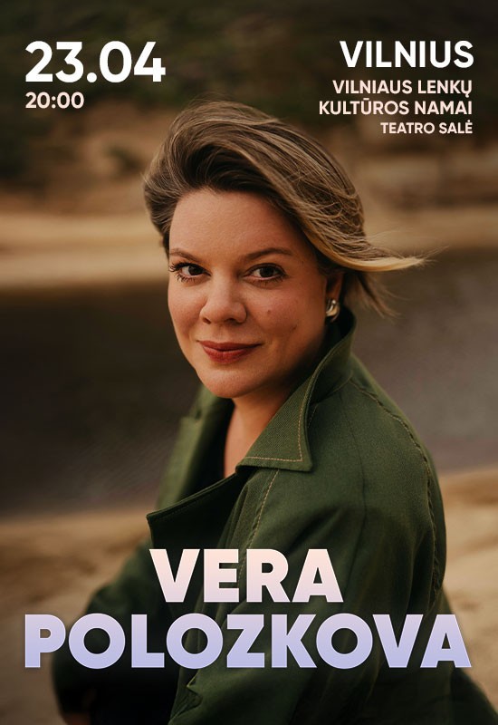 Pirkt biļetes Vera Polozkova Vilnius, Vilniaus lenkų kultūros namai Aprīlis 23