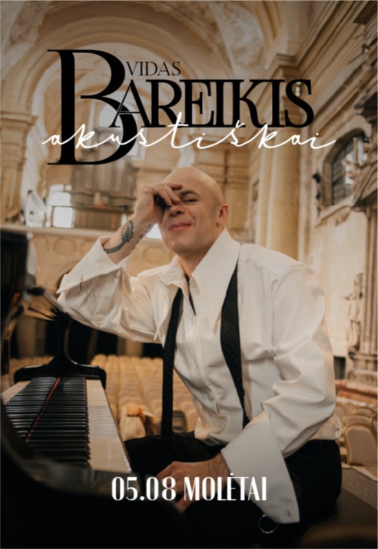 Pirkt biļetes Vidas Bareikis. Akustiškai | Molėtai Čiulėnų seniūnija, Lietuvos Etnokosmologijos muziejus Maijs 08