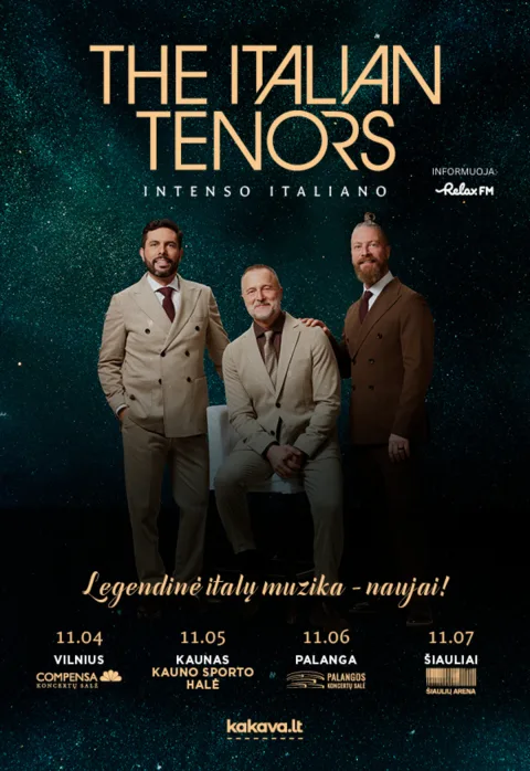 Купить билеты The Italian Tenors Kaunas, Kauno sporto halė Ноябрь 05